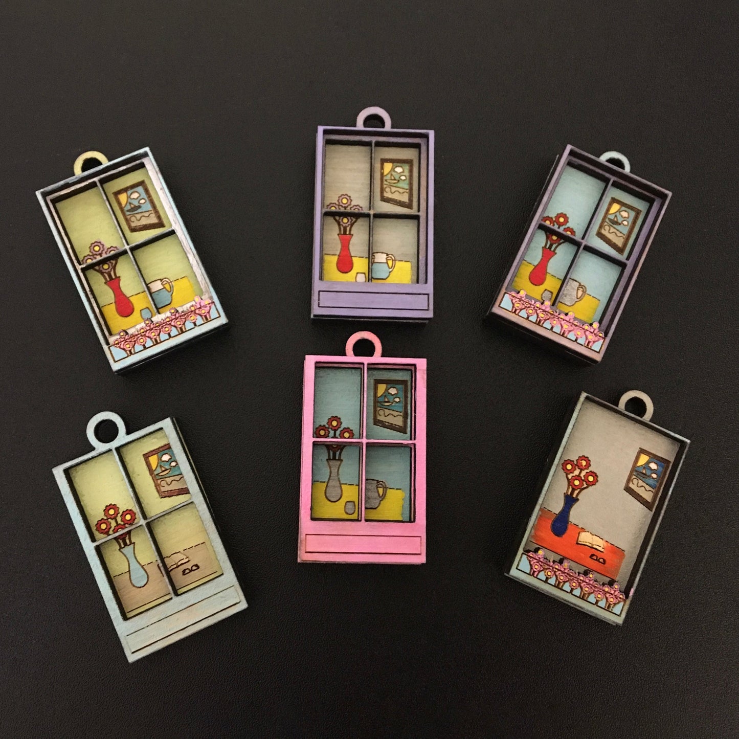 Picture Window Pendant (set of 6)