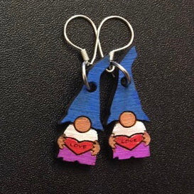 Gnome Love Earrings and Pendant