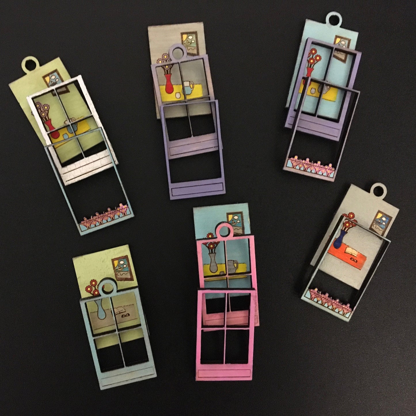 Picture Window Pendant (set of 6)
