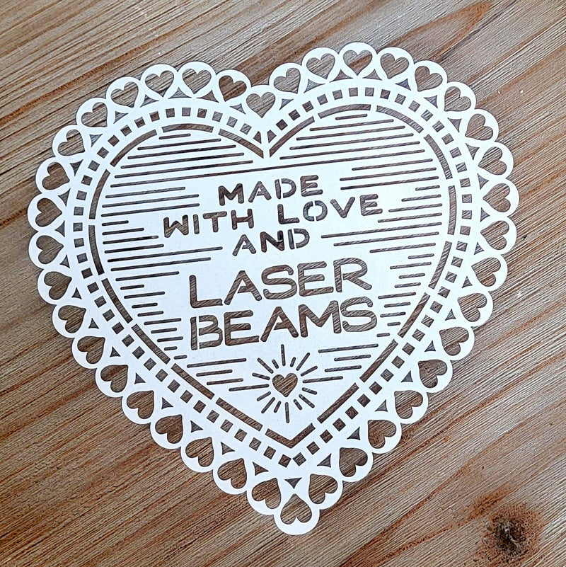 Made With Love Gift Insert