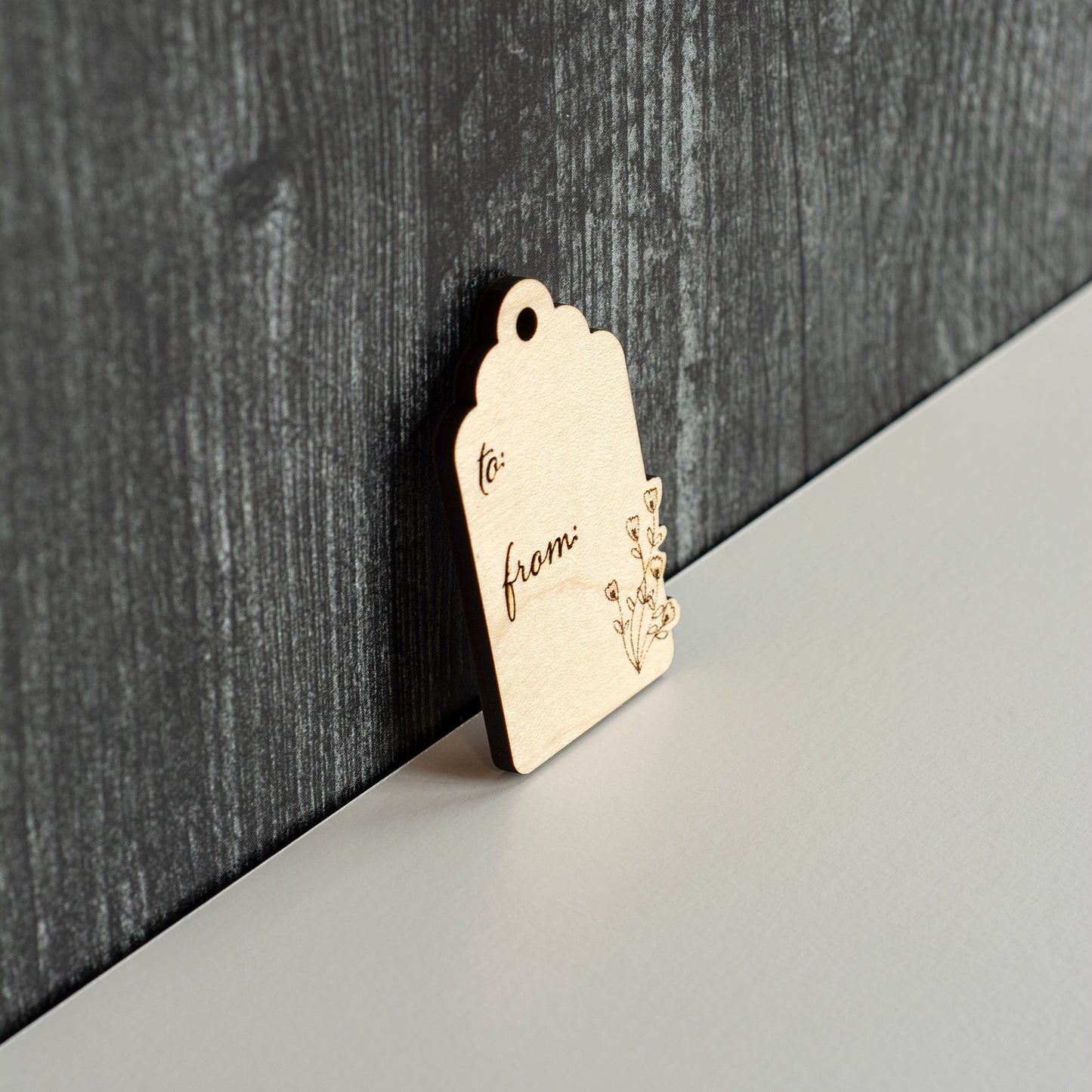 Floral "To and From" Gift Tag