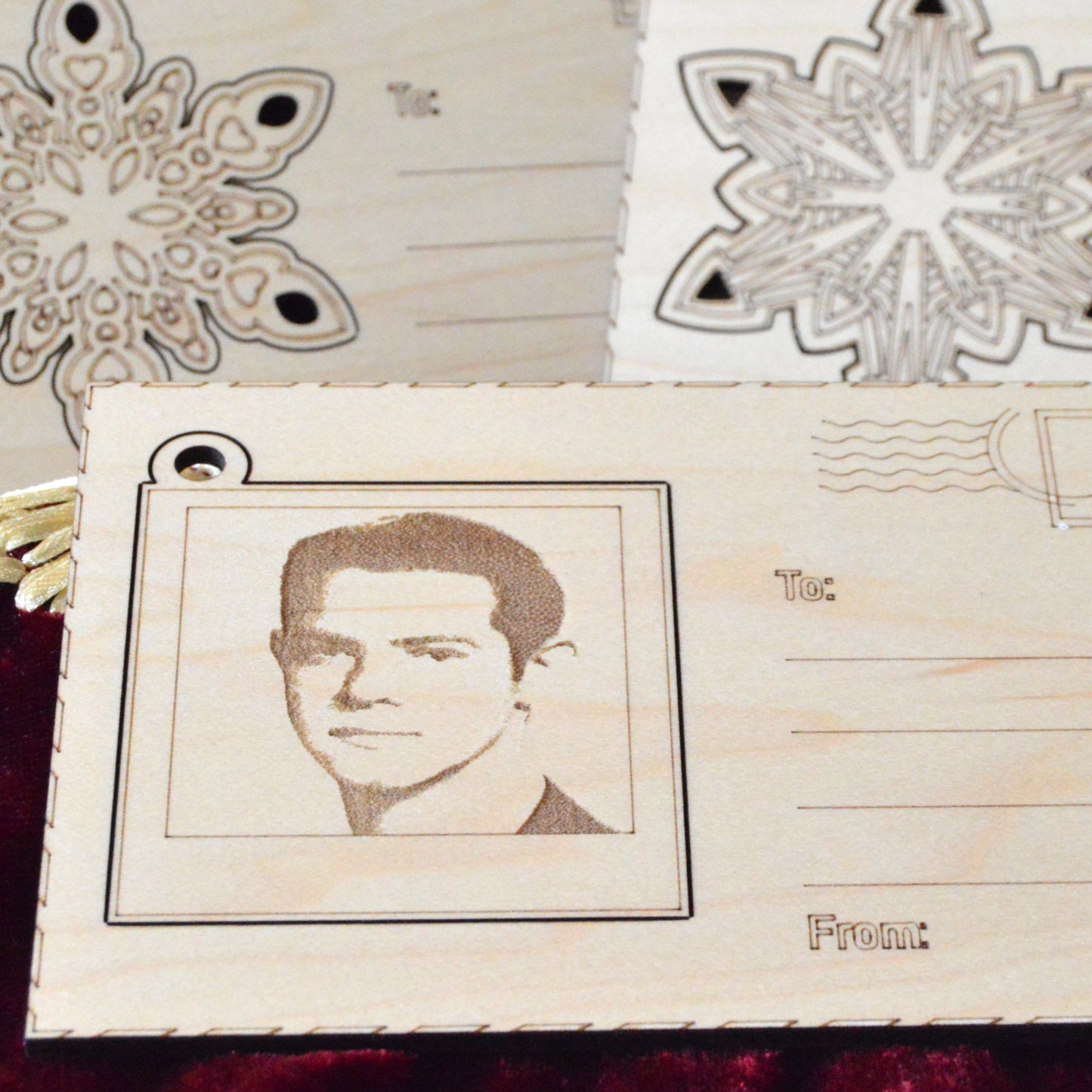 Pop-out Ornaments Postcard Set