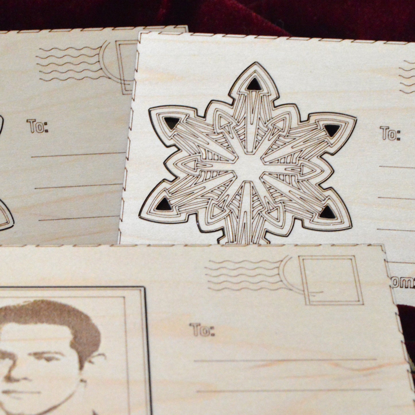 Pop-out Ornaments Postcard Set