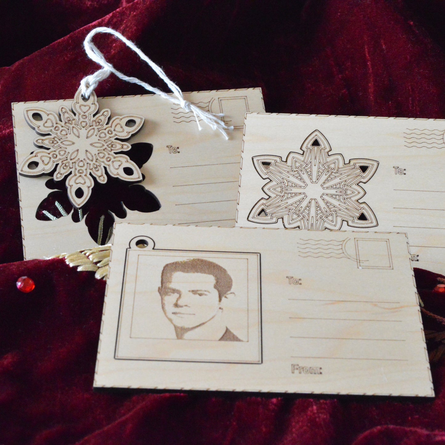 Pop-out Ornaments Postcard Set