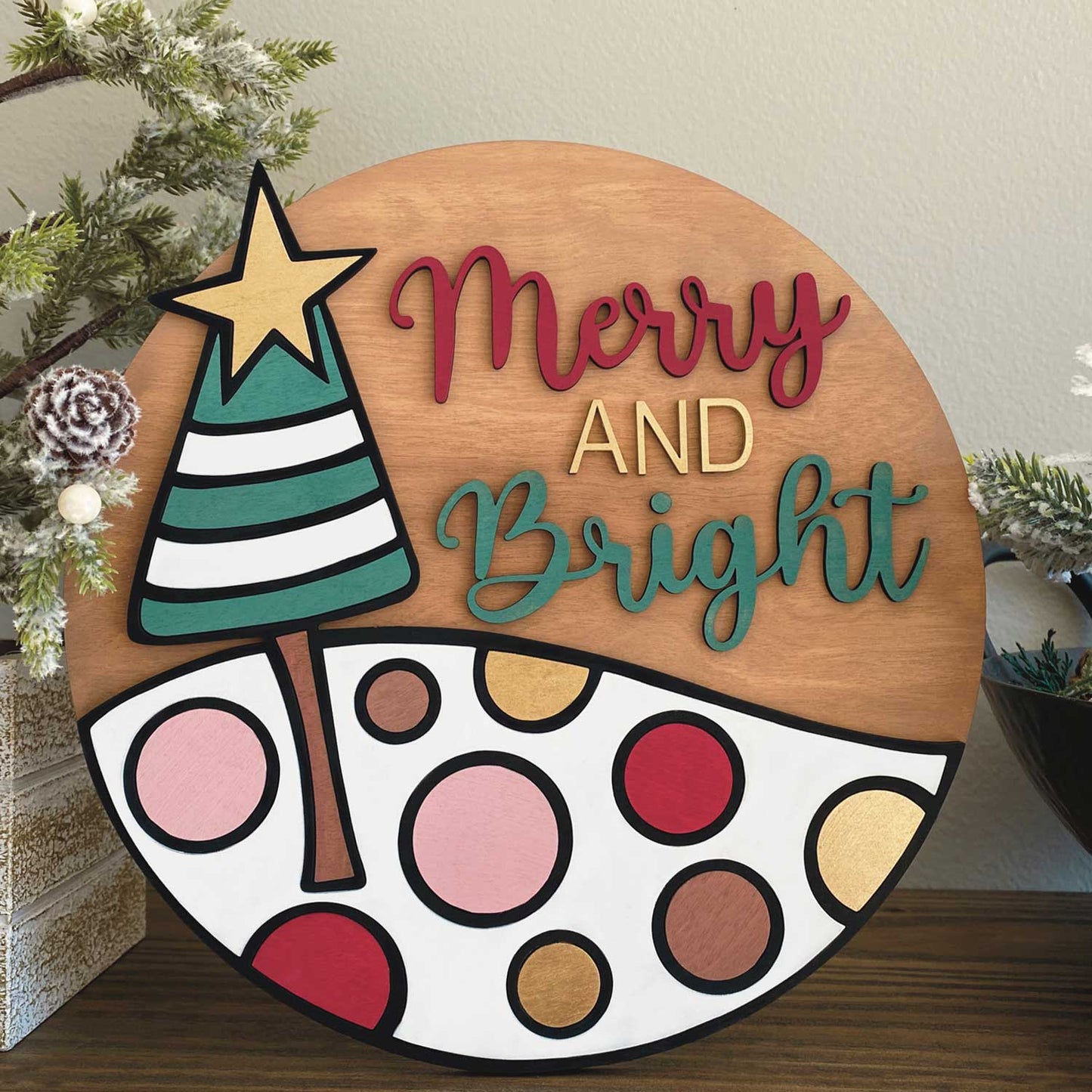 Whimsical Holiday Sign / Shelf Sitter