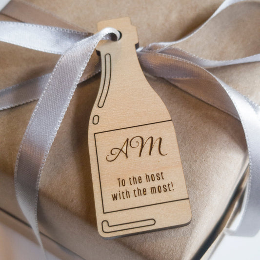 Celebratory Bottle Gift Tag