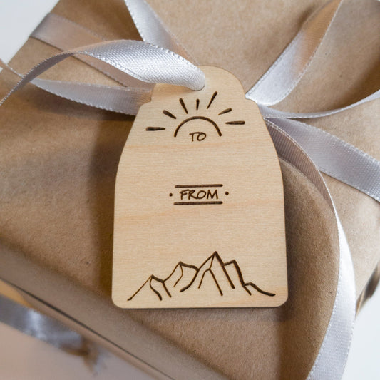 Great Outdoors "To and From" Gift Tag