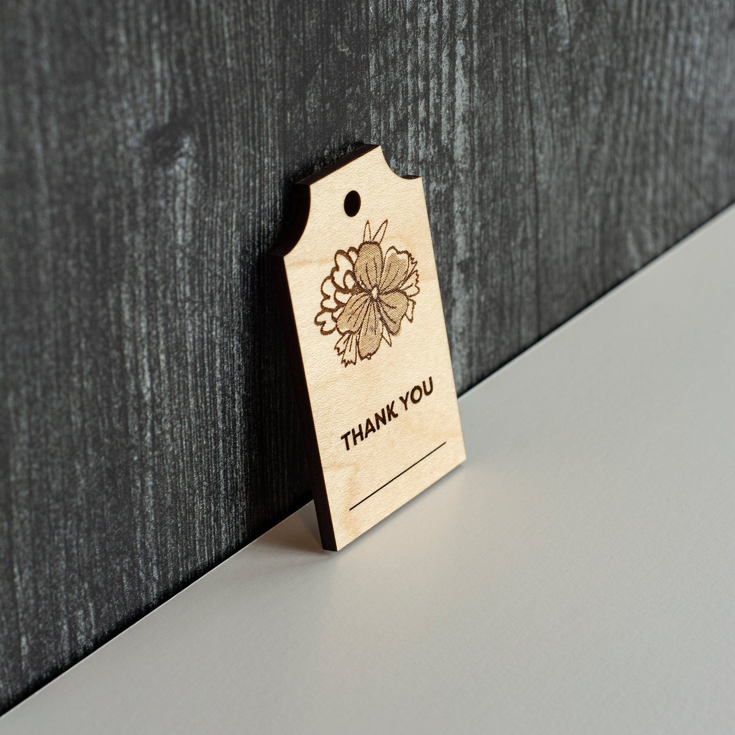 Floral "Thank You" Gift Tag