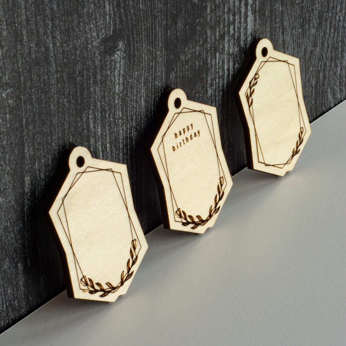 Floral Wreath Gift Tag (Set of 3)