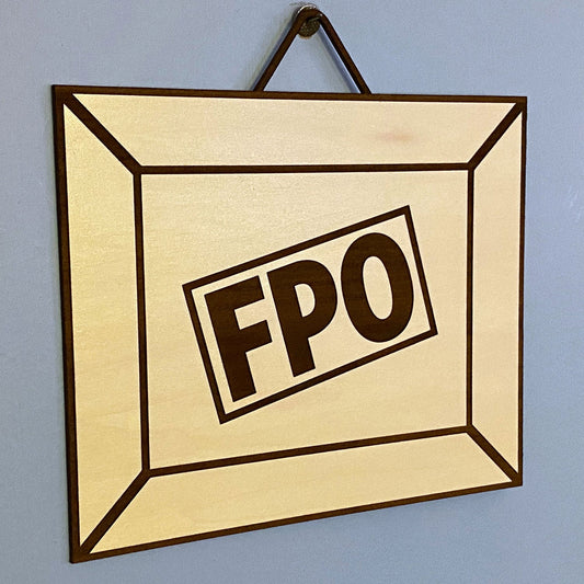Funny FPO Hanging Picture Frame
