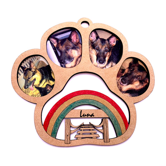 Pet Paw - Over The Rainbow Photo Frame