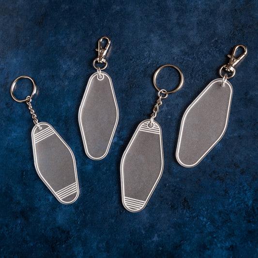 Motel Keychain Templates (Set of 4)