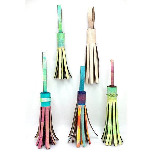 Leather Fringe Dangle Tassels